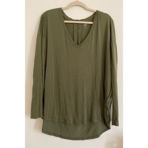 Gap Luxe Long Sleeve Top